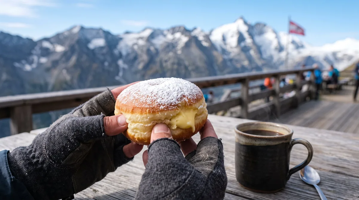 El dulce viral que provoca filas de cientos de turistas en un refugio de las Dolomitas