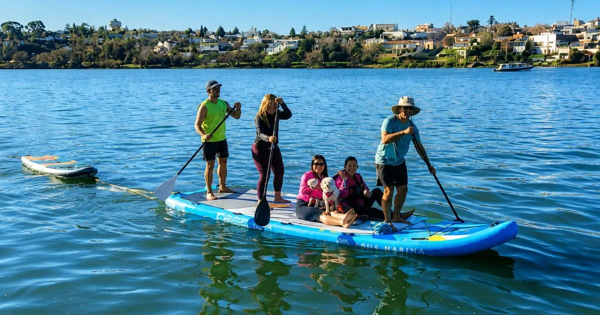 Viedma suma una nueva experiencia sobre el río Negro: así son los paseos en SUP que combinan deporte y turismo