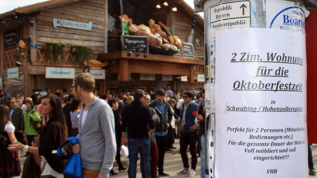 Oktoberfest, Airbnb & Co.: Was Mieter und Vermieter zur Wiesn beachten müssen