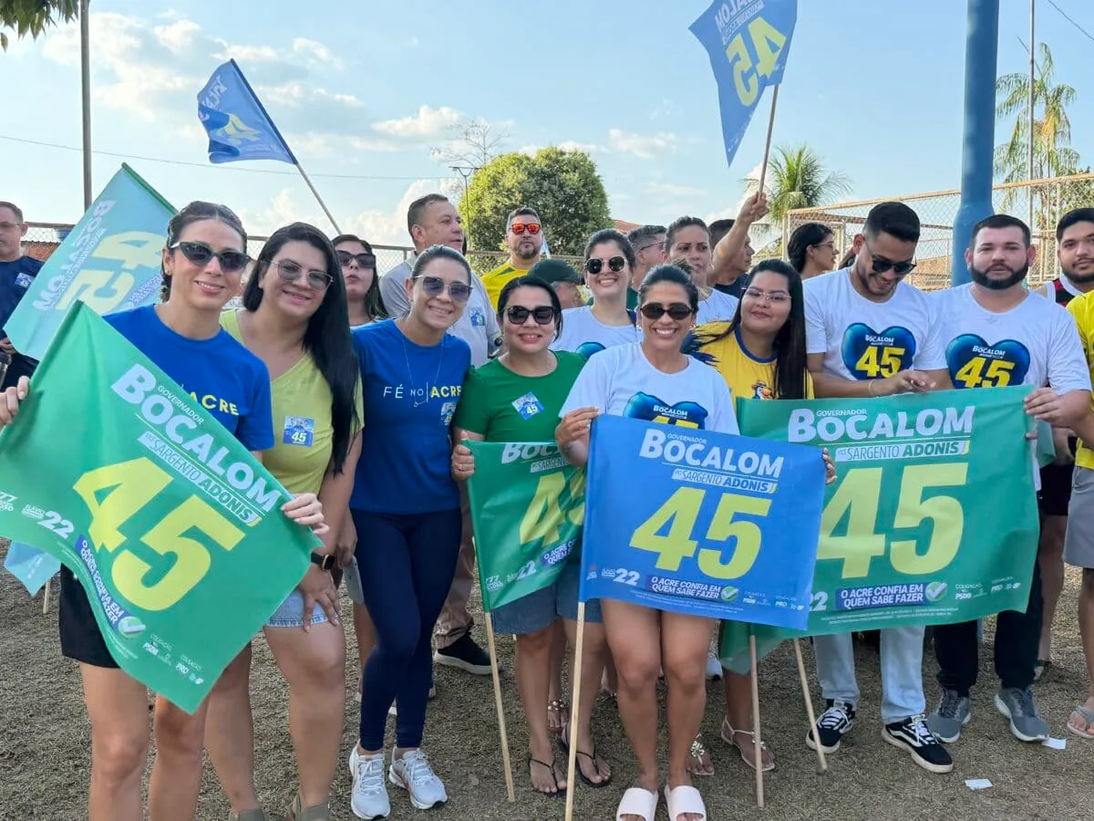 Carreata de Bocalom percorre bairros de Rio Branco no primeiro domingo de campanha