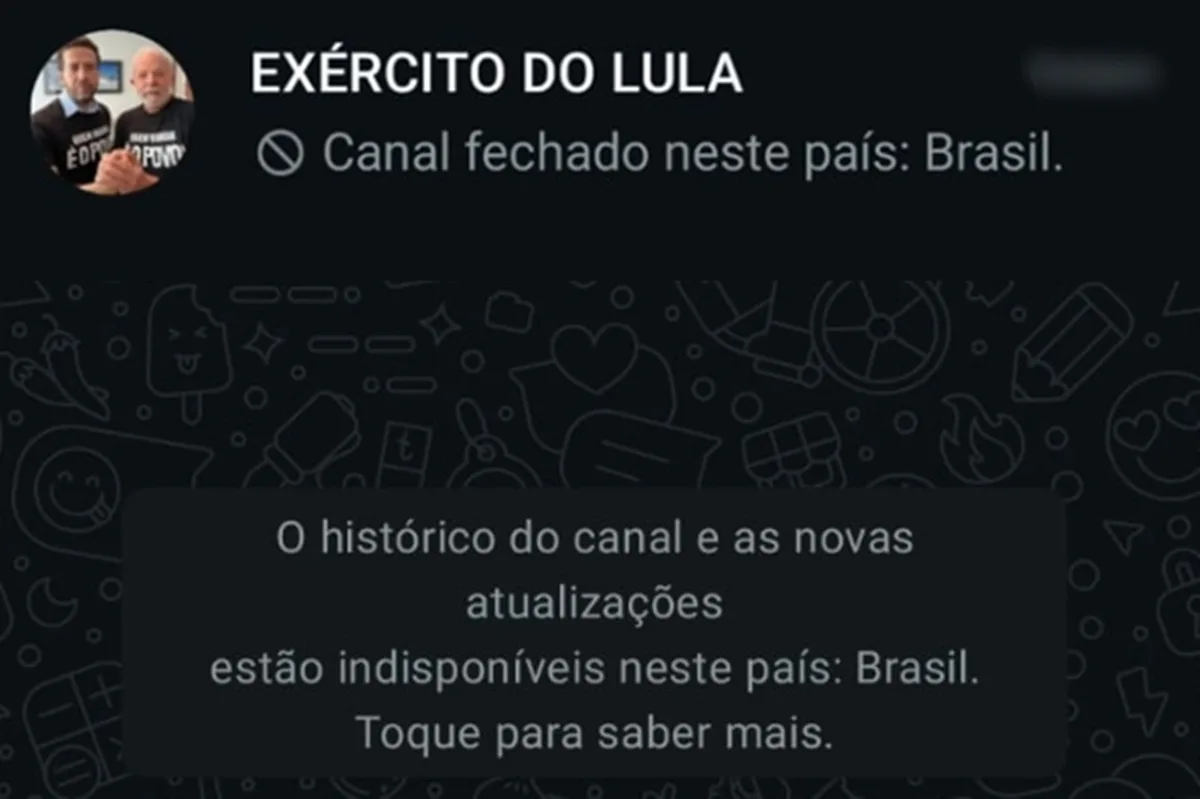 Canal "Exército do Lula" sai do ar após idas e vindas no TSE