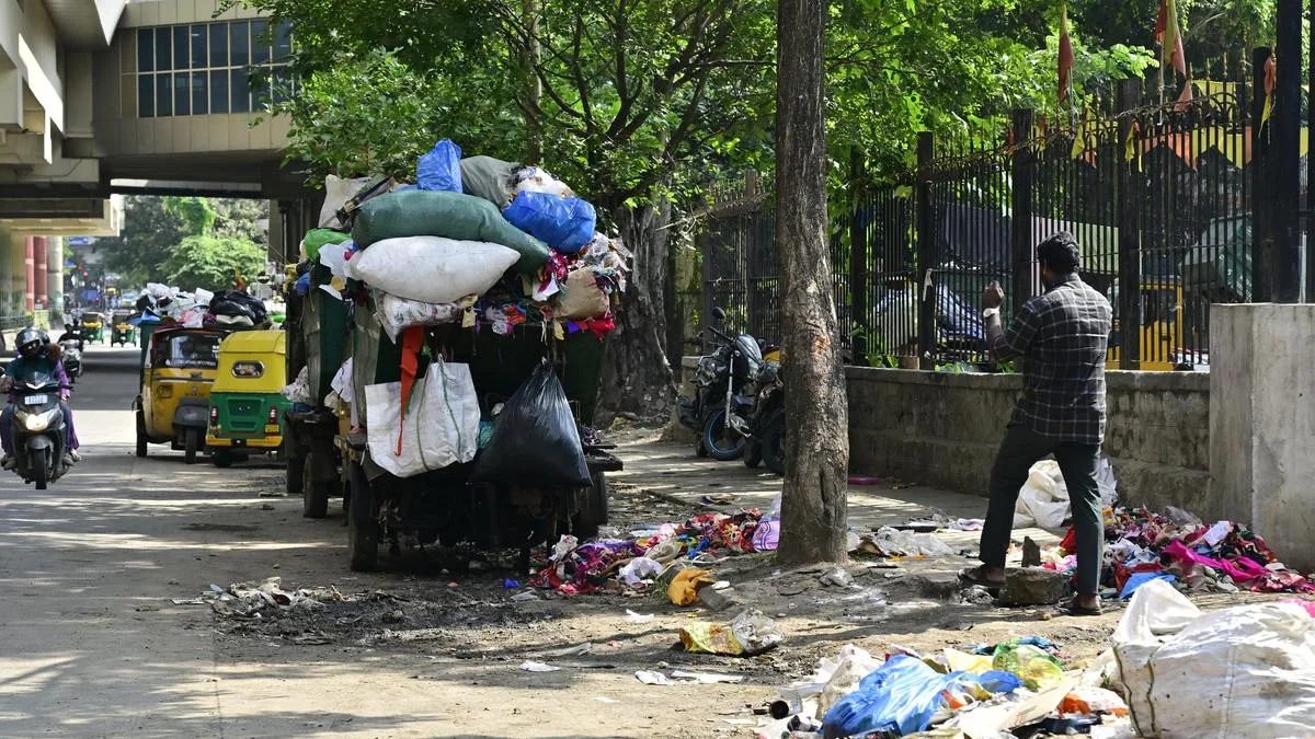 Waste transfer on KR Road leaves pedestrians battling stench