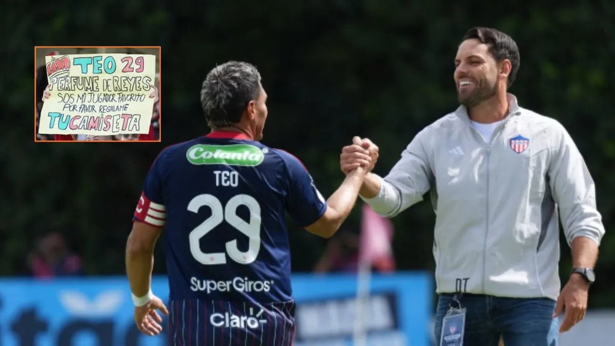 Sebastián Viera, entrenador del Junior de Barranquilla, agradeció la compañía de los hinchas en Bogotá: esto dijo sobre la posición de Zidane