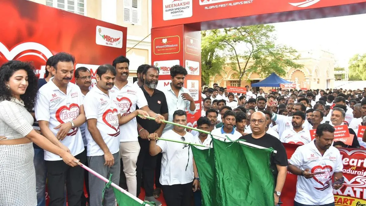 Walkathon for World Heart Day in Madurai