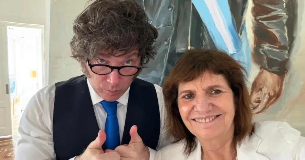 Patricia Bullrich se enoja y repite "loco", mientras Milei se aferra a los gobernadores