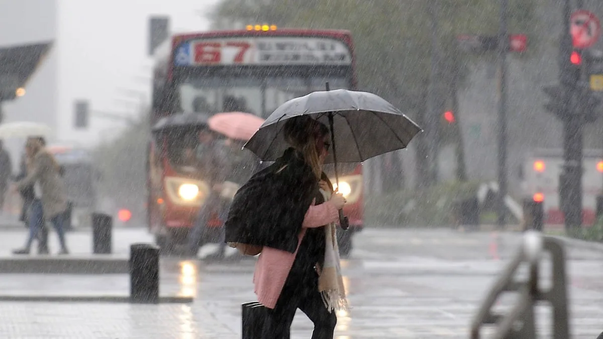 Llueve en el AMBA: cómo sigue el tiempo este fin de semana, según el Servicio Meteorológico Nacional