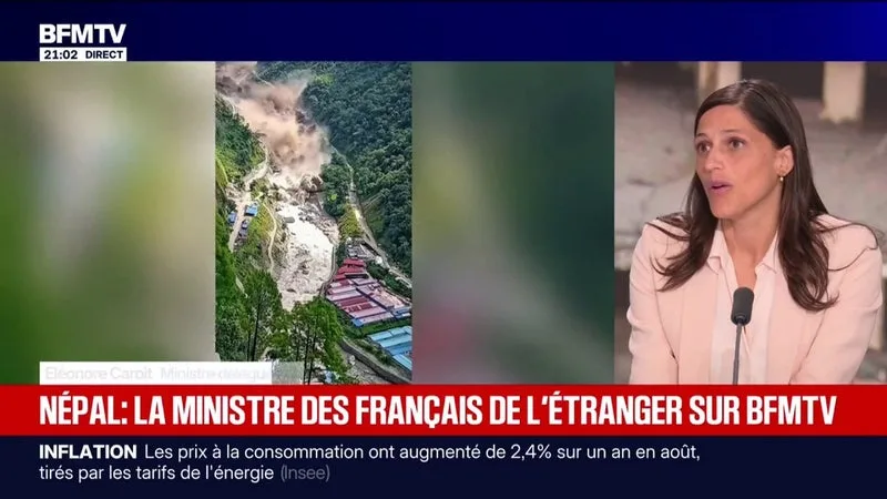 Népal: la ministre déléguée auprès du ministre de l'Europe et des Affaires étrangères assure être toujours "sans nouvelle" des quatre Français disparus
