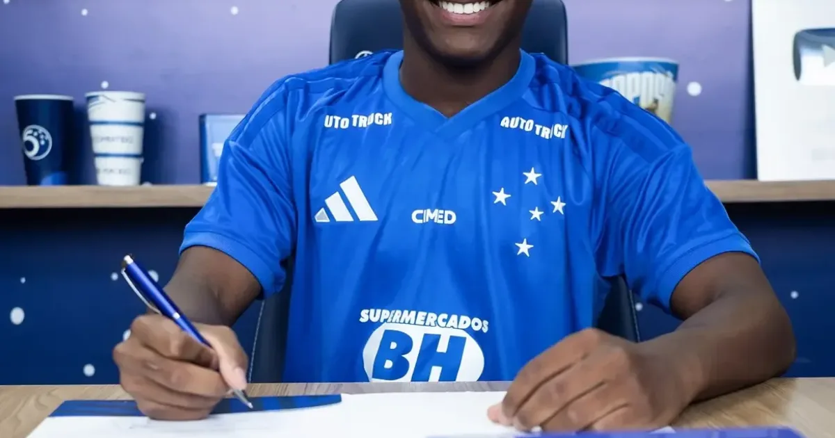 Oficial! Cruzeiro assina com atacante até 2029