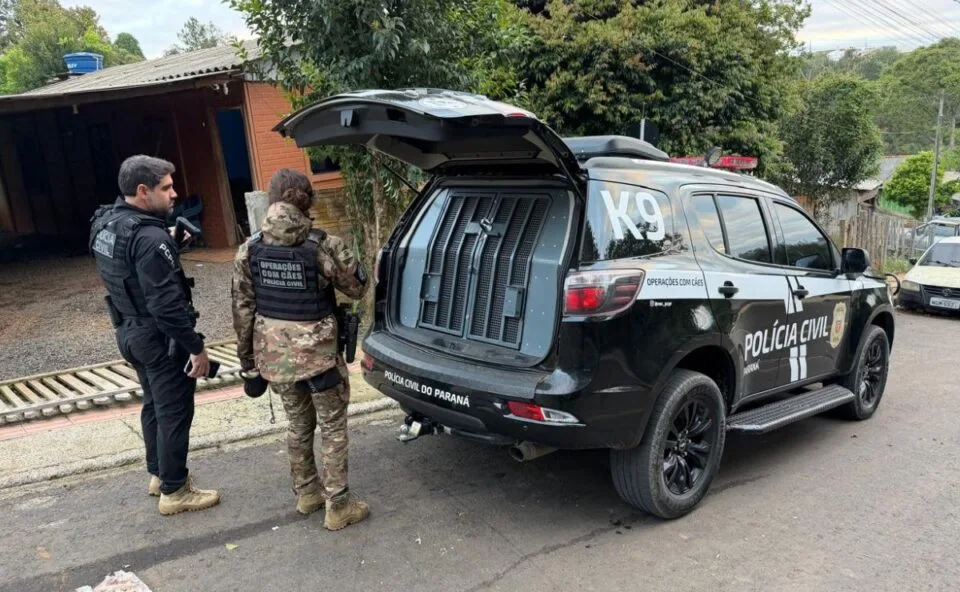 Operação Asfixia mira tráfico de drogas no Paraná, cumpre cinco mandados e prende dois investigados em flagrante