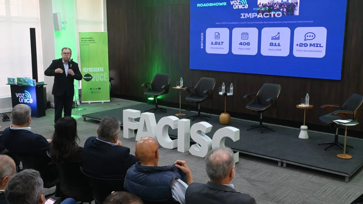 Empreendedores reúnem candidatos ao governo e Senado para debater propostas ligadas ao setor econômico de SC