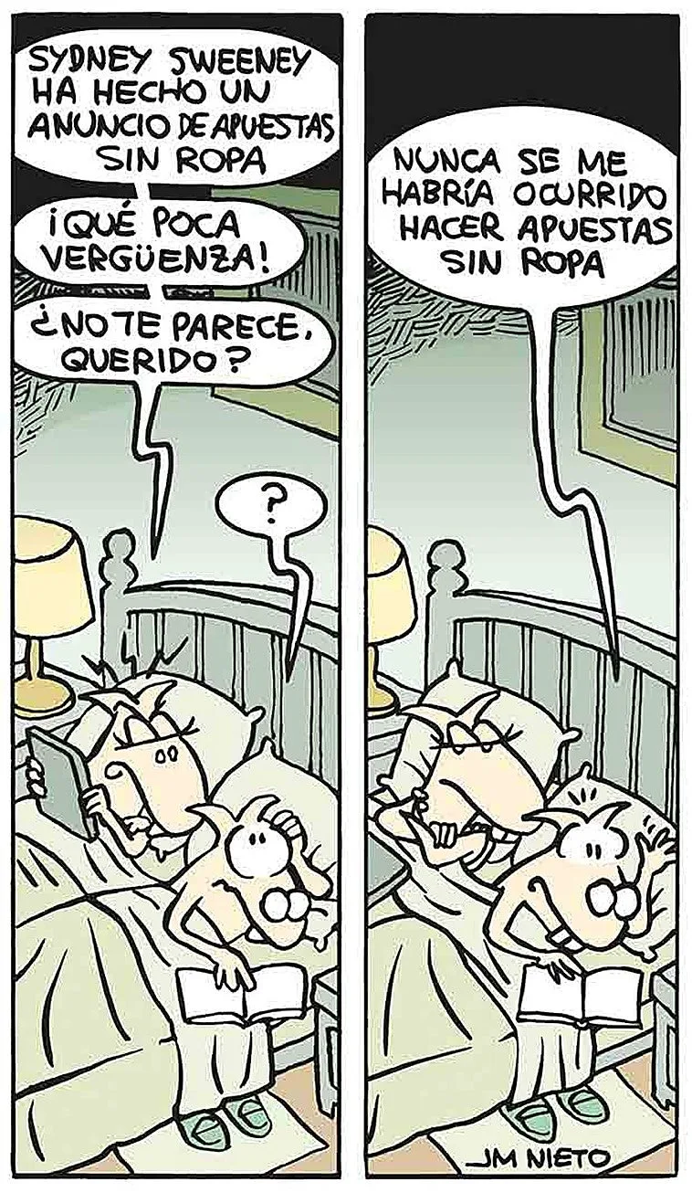 Un anuncio de apuestas sin ropa