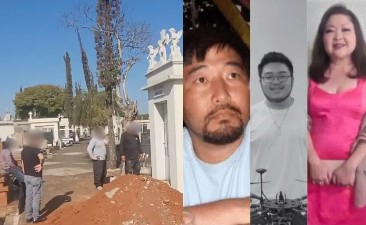 Família encontrada morta em apartamento de Curitiba é sepultada separadamente; veja como foi o enterro