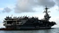 US aircraft carrier on way to relieve USS Lincoln after issues reported aboard