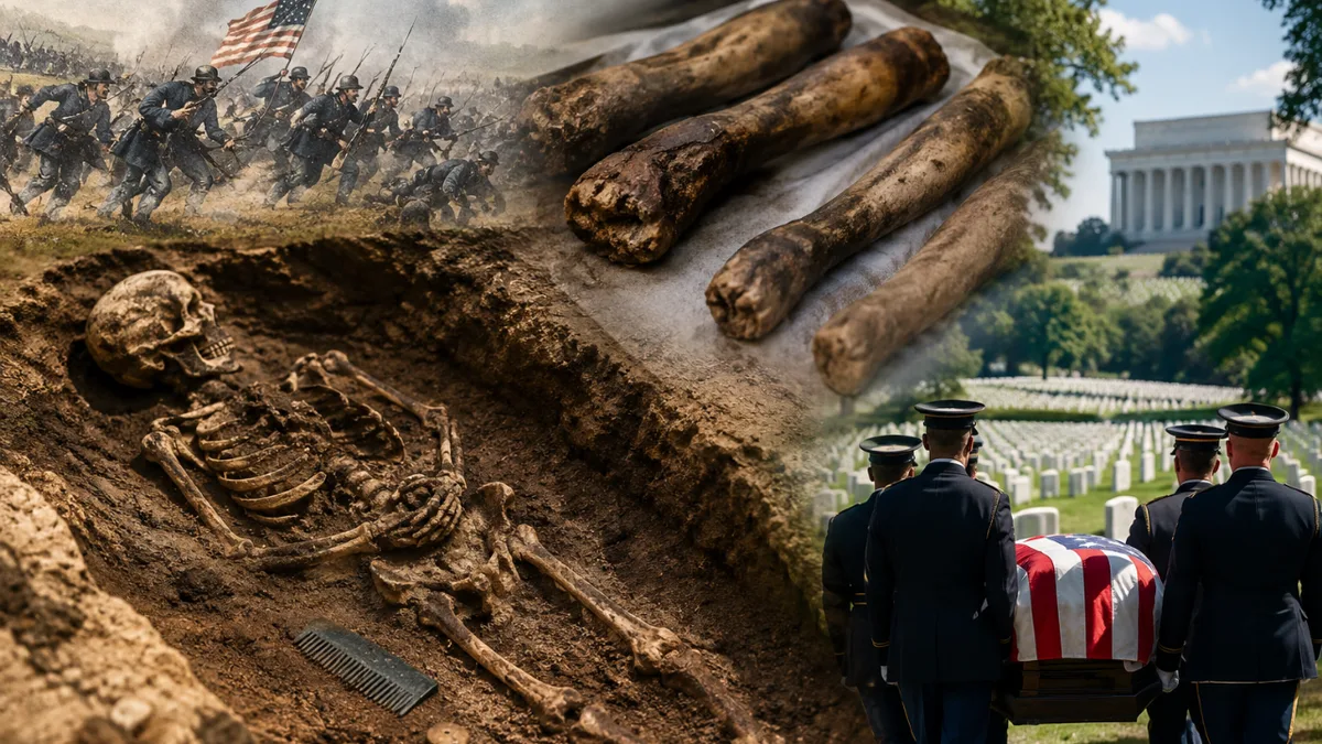 Union soldier found 162 years after battle is set to be buried at Arlington