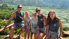 We sold everything and bought a one-way ticket to take our three children travelling