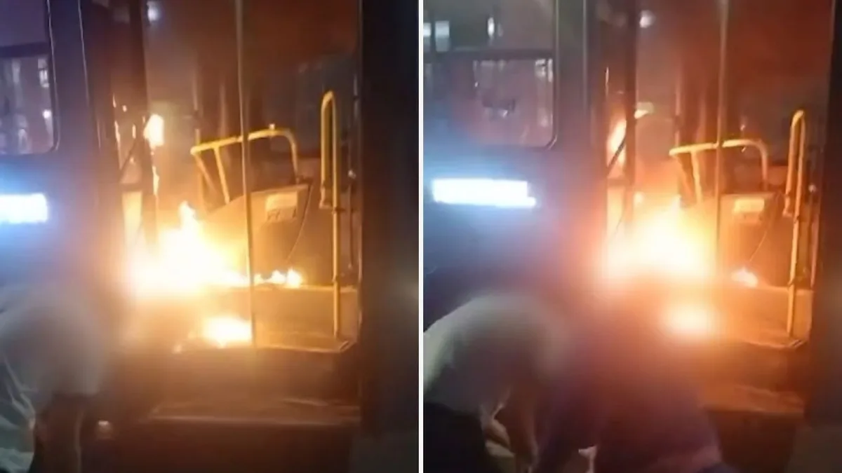 Motorista queimado em ataque a ônibus em Vitória será indenizado em R$ 30 mil