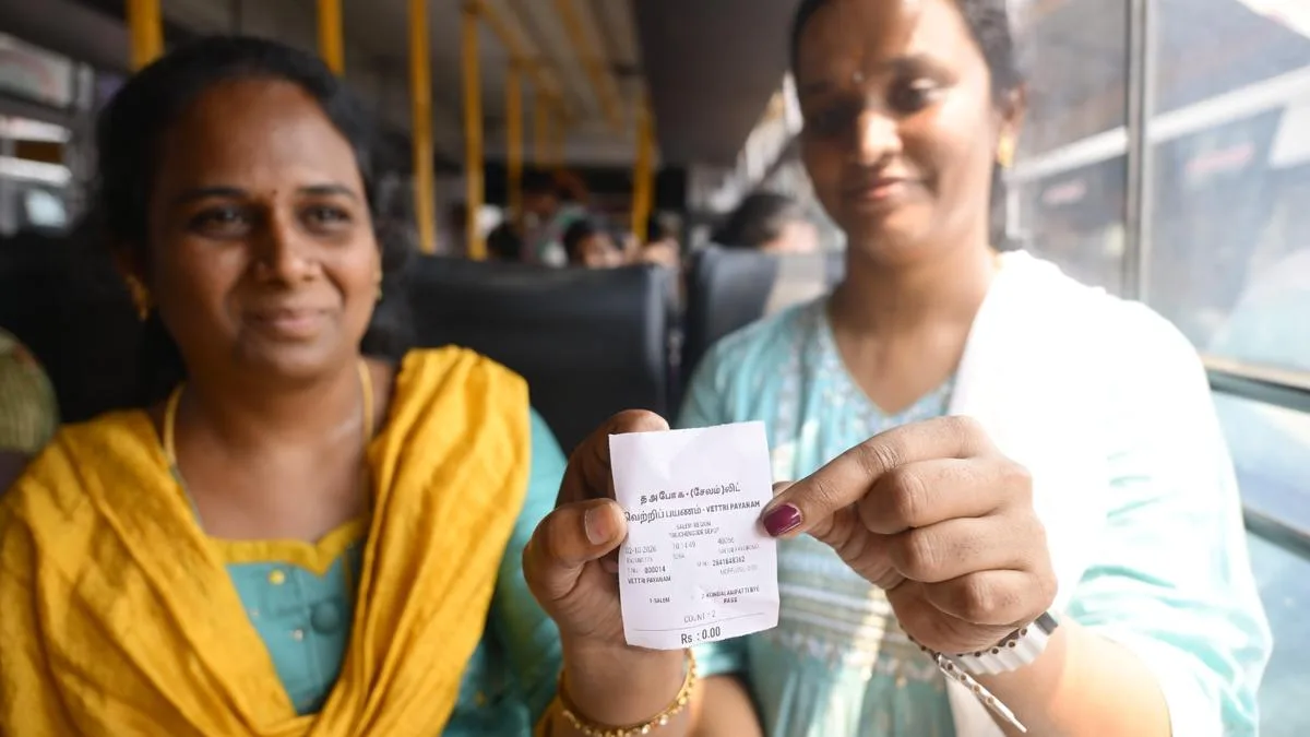 Vettri Payanam Thittam: what is the economic mileage of a no-fare bus ride?