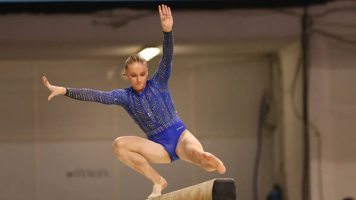 Gymnastique : la Française Elena Colas, 16 ans, sacrée championne d'Europe à la poutre