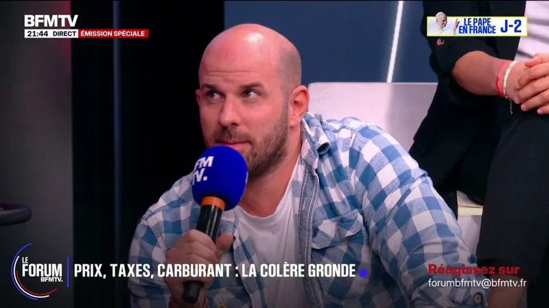 FORUM BFMTV - Crise des carburants: "Le gouvernement nous vole", estime Maximilien, superviseur dans la grande distribution dans l’Essonne