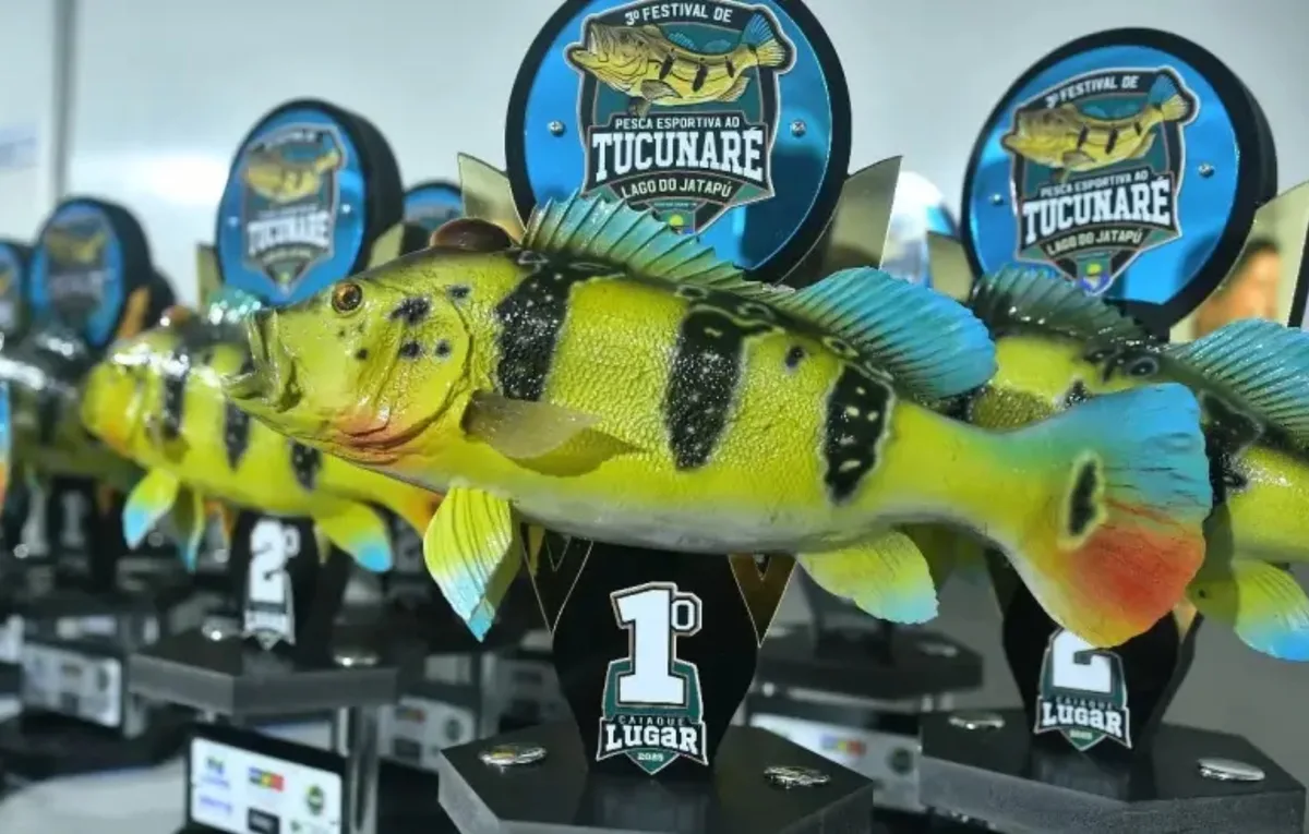 Festival de pesca em lago com tucunaré 'brigador' tem prêmio de até R$ 12 mil em Caroebe