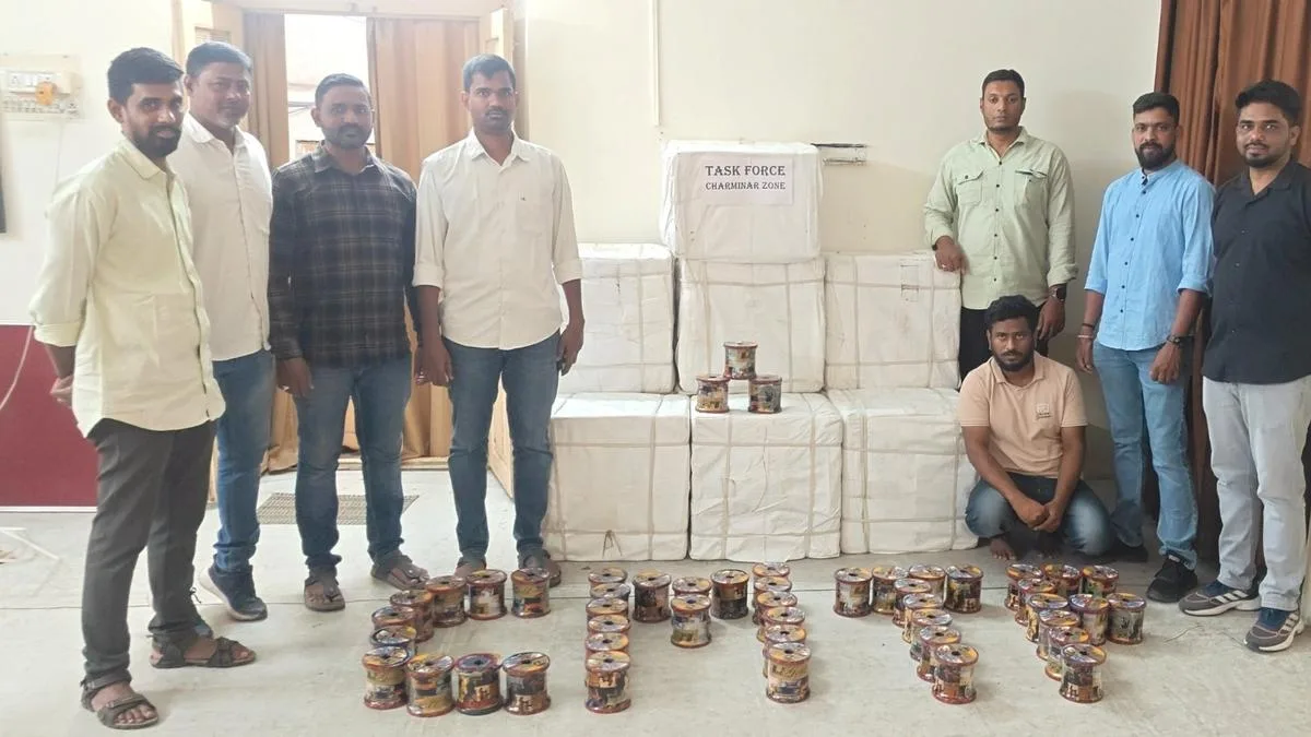 480 Chinese manja bobbins worth ₹7.5 lakh seized in Hyderabad