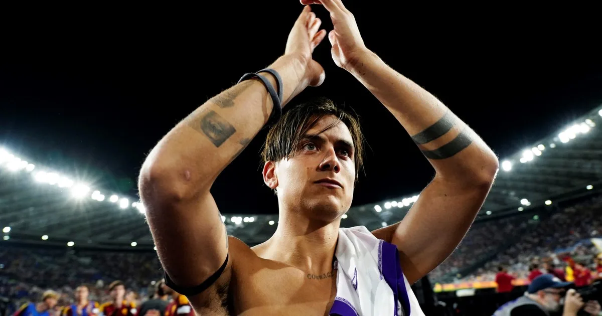 Paulo Dybala arruinó el debut de Mastantuono en la Fiorentina: tres asistencias de la "Joya" para la goleada de la Roma