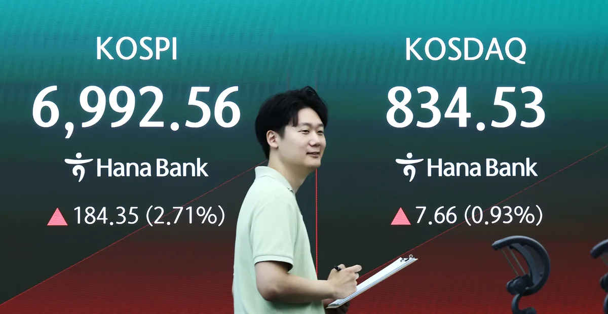 코스피, 엔비디아 온기에 7000선 눈앞… 한은 금리 인상 충격 제한적