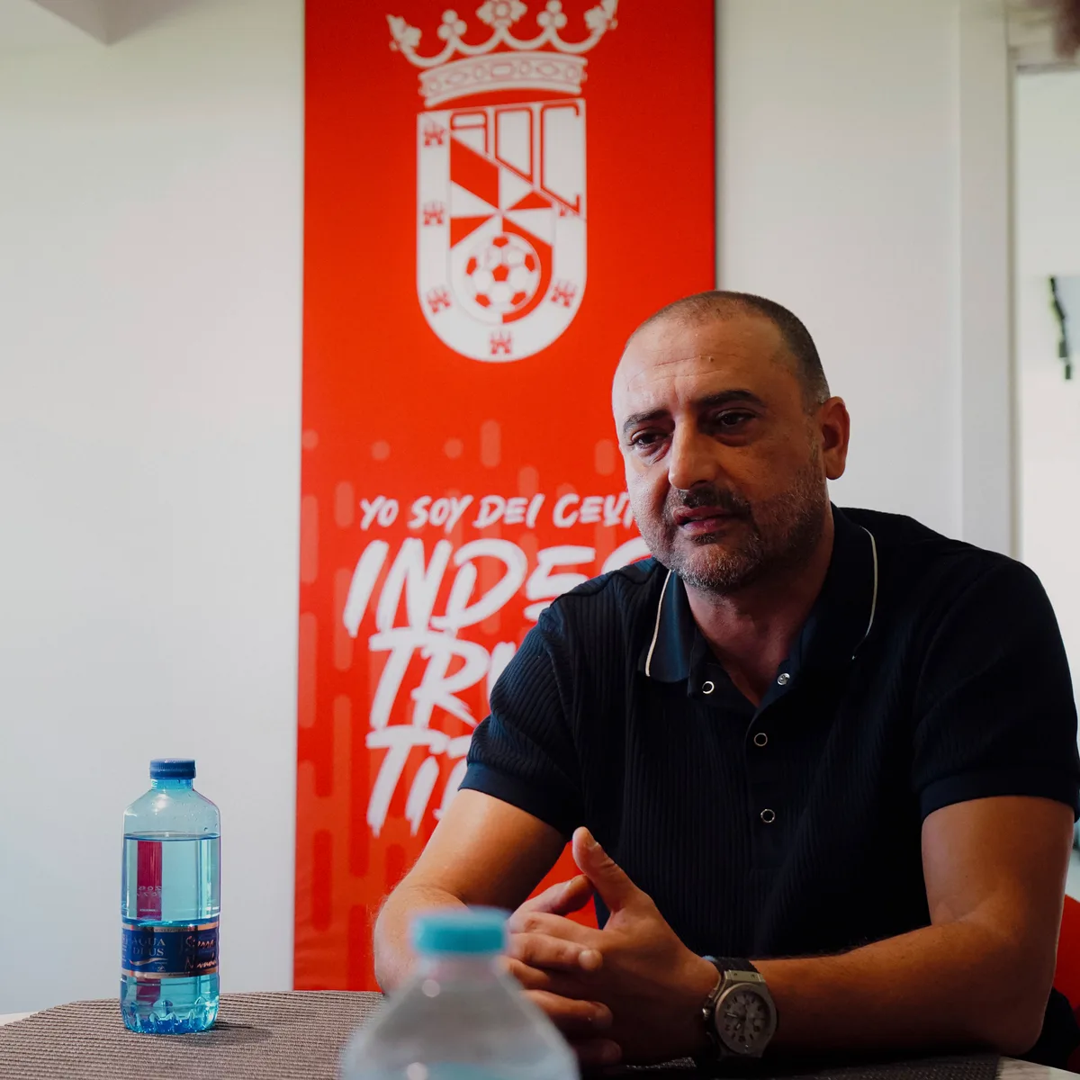 Luhay Hamido, el ex 'gran hermano' que sostiene el fútbol en Ceuta: "El club y el Murube son un templo de unión"