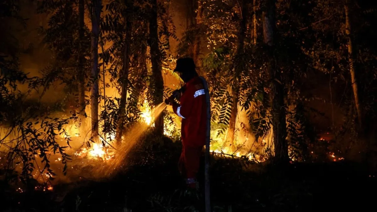 Indonesia arrests 72 over forest fires as haze spreads to Malaysia