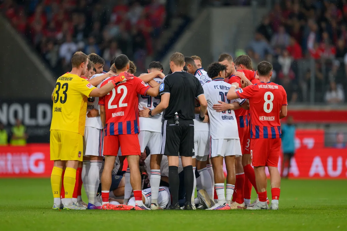 Musiala desmaia novamente durante amistoso do Bayern contra Heidenheim
