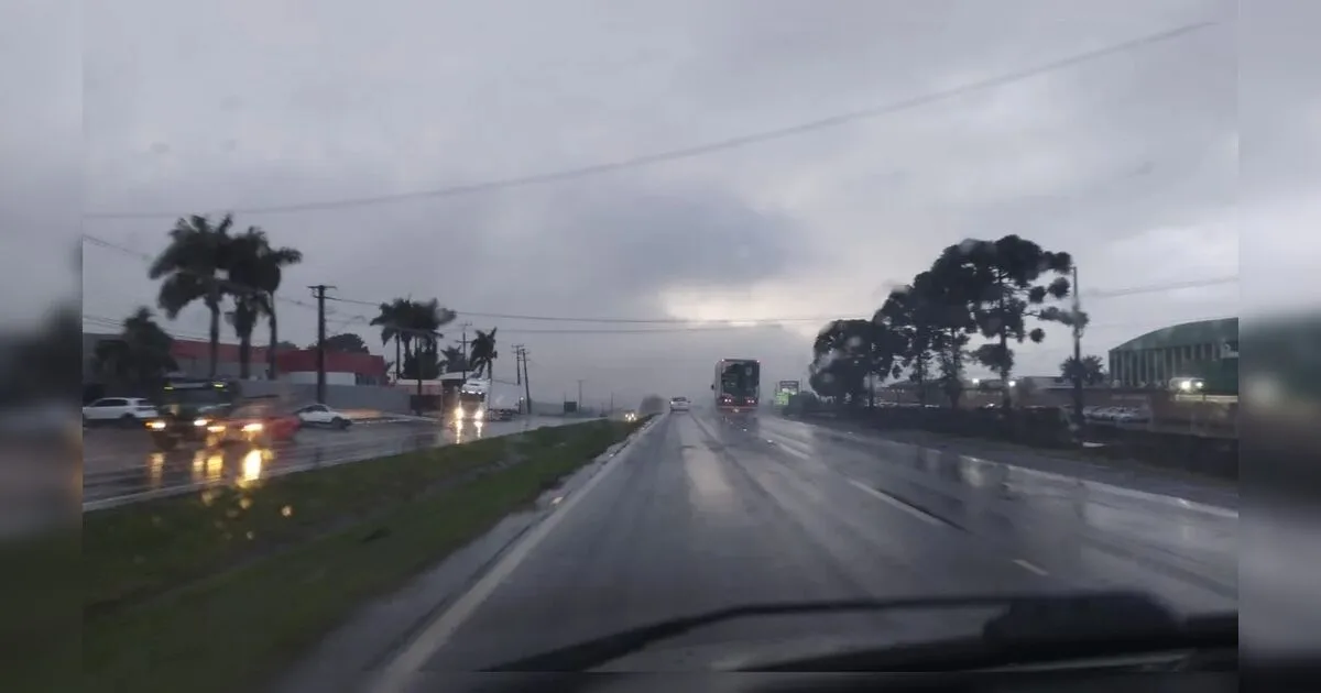 Inmet alerta para chuvas fortes em Arapongas, Apucarana e região neste domingo (13)