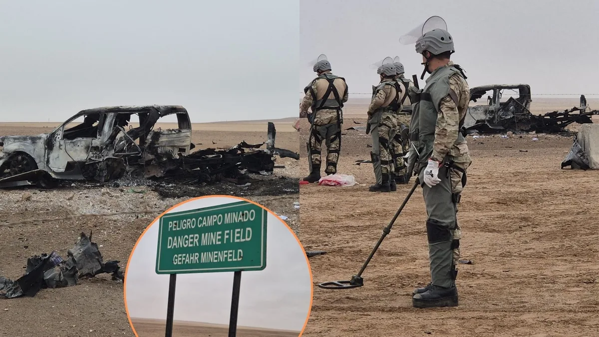 Explosión en la frontera Chile y Perú deja camioneta destruida tras pisar mina antitanque: reportan un fallecido