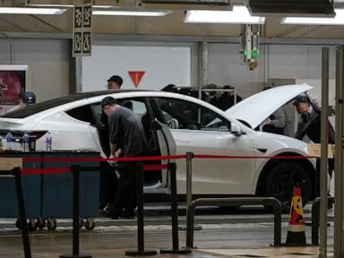 Tesla recalls nearly 3M vehicles in China over door handle safety risks