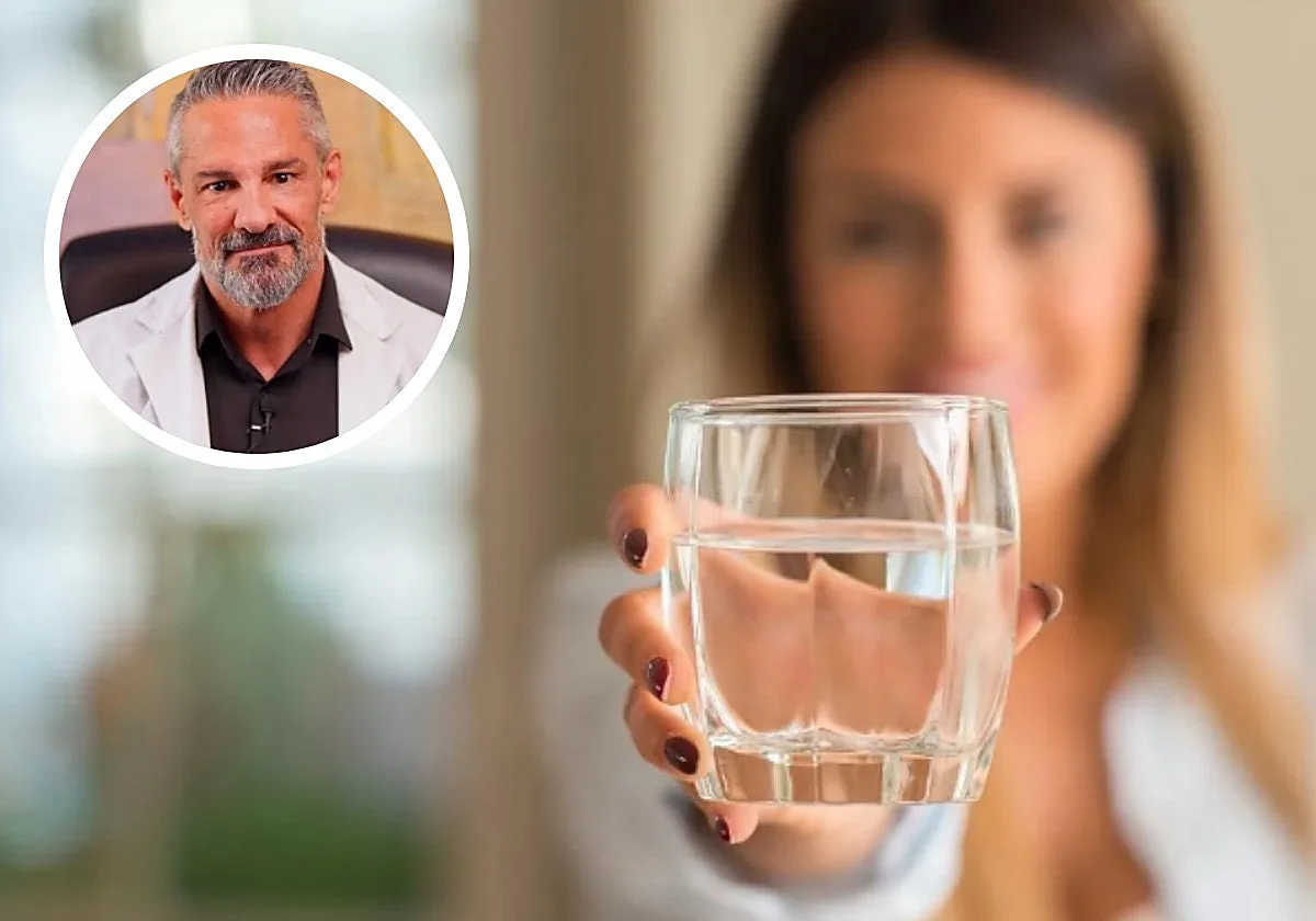 David Céspedes, experto en longevidad: «El agua adelgaza porque es saciante. Si tomas medio litro antes de comer, comerás menos»