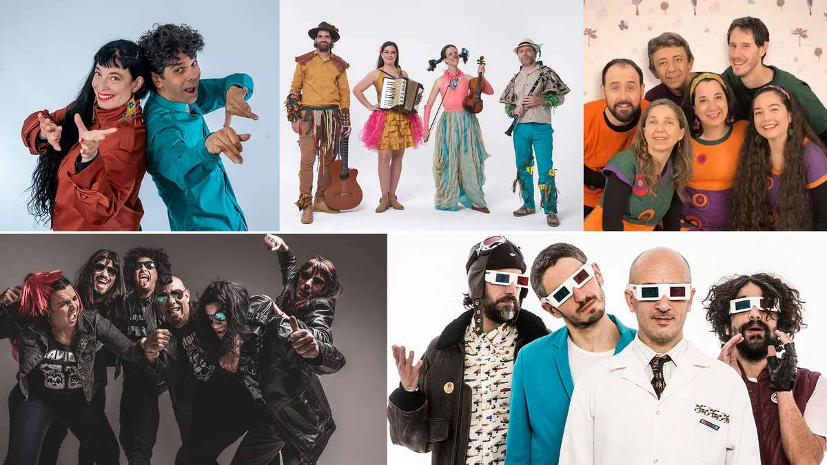 Acompañan a niños y niñas a crecer y convocan a toda la familia: en el Día de las Infancias las bandas hablan de la música y su mensaje