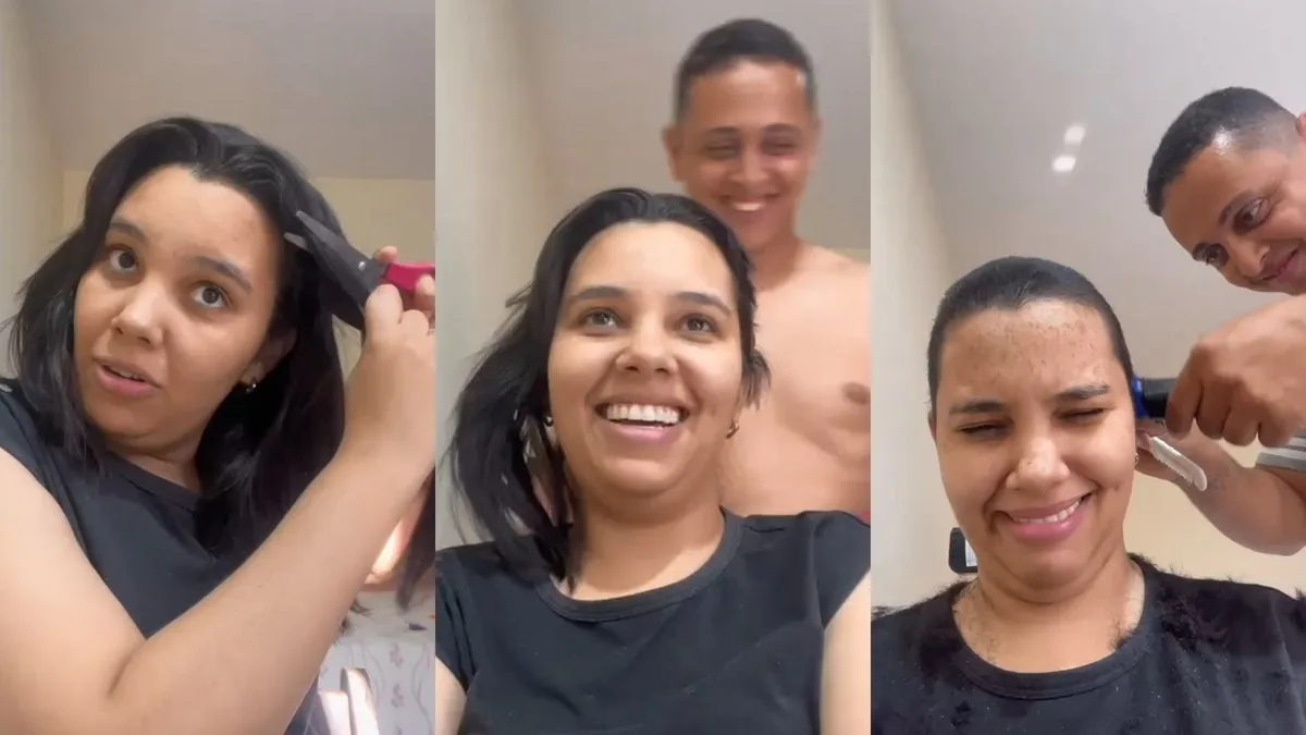 Transição capilar: dona de casa do ES raspa o cabelo e viraliza; 'Foi como voltar à vida'