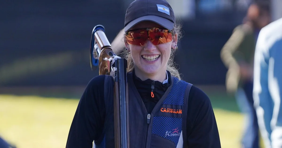 La increíble vuelta al sol de Mara Kucharski: compite hace un año y le ganó la medalla dorada a la campeona olímpica de tiro en los Juegos Suramericanos
