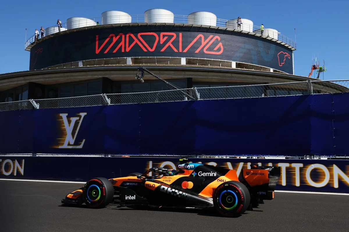 F1: Norris voa no apagar das luzes e crava pole em Madri; Bortoleto larga em 12º