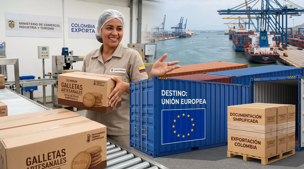 Galletas y otros alimentos colombianos tendrán una nueva facilidad para ingresar al mercado europeo