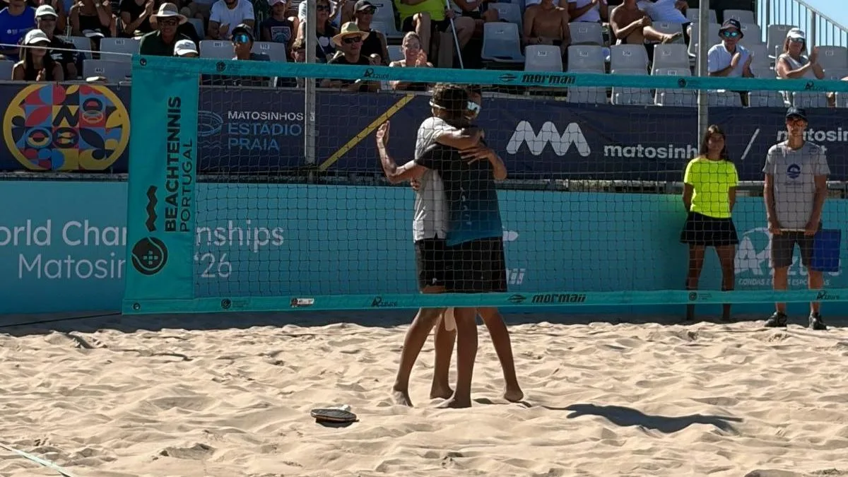 Beach Tennis: dupla brasileira conquista título mundial inédito no sub-18