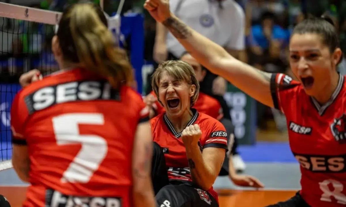Sesi-SP é campeão brasileiro de vôlei sentado sem perder nenhum set