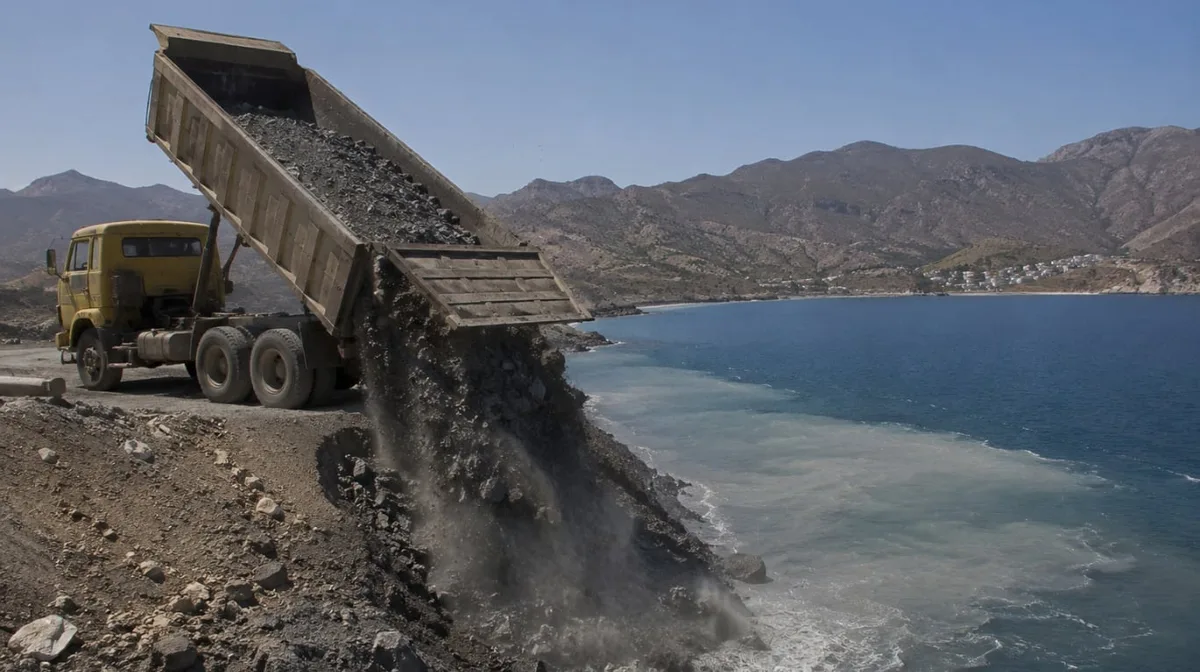 En 1957 tiraron 60 millones de toneladas de residuos al mar y 33 años después nadie reconocía el paisaje