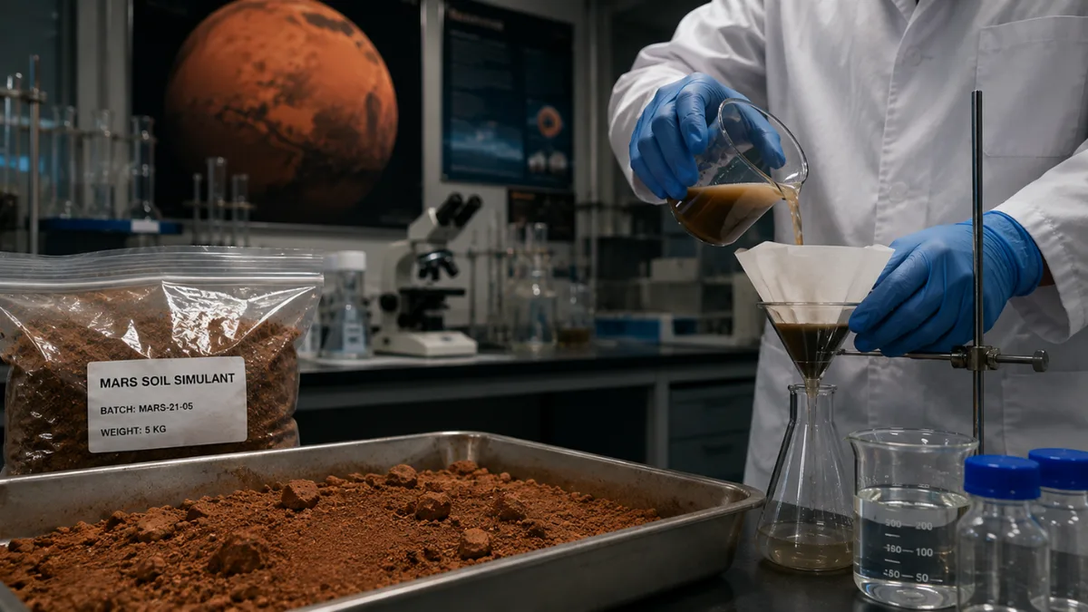 Meet Jeremiah Bents, the Minnesota student who recreated Mars soil to test water cleanup