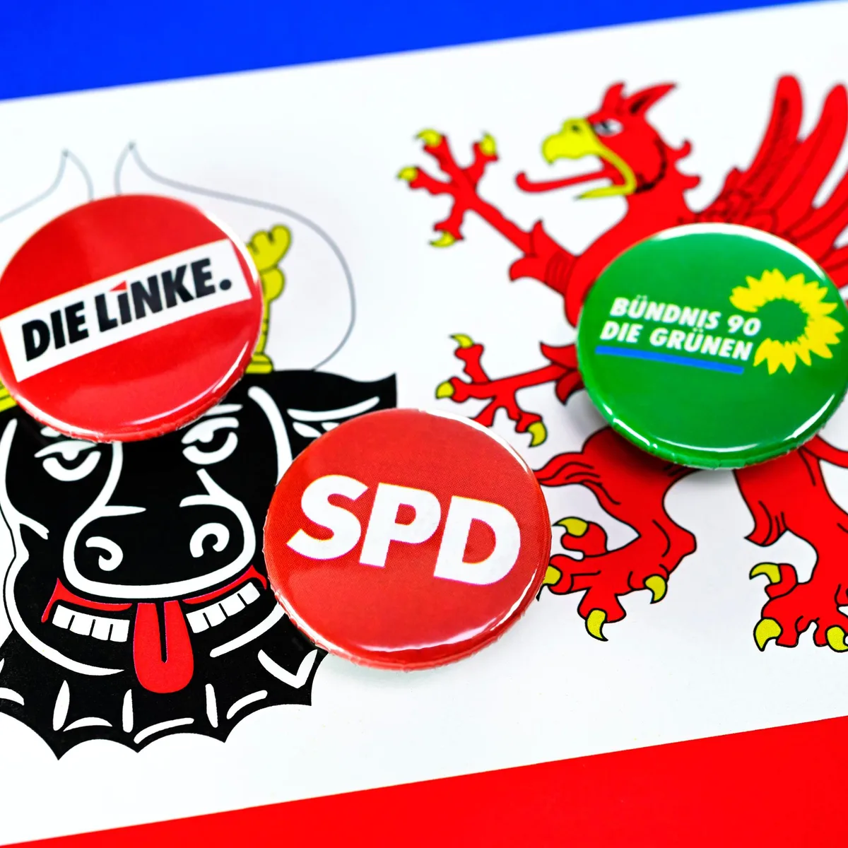 Bundesländer - Grüne in Mecklenburg-Vorpommern stimmen für Aufnahme von Koalitionsverhandlungen mit SPD und Linkspartei