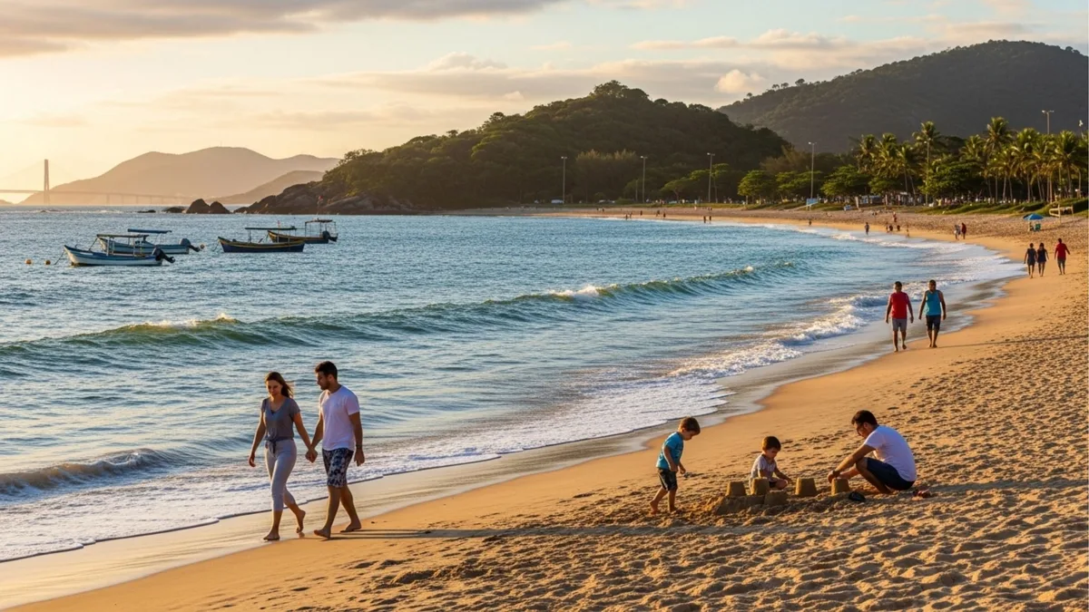 Quem visita no verão pode sair de uma rua cheia de turistas e, poucos minutos depois, chegar a uma praia cercada por mata onde a paisagem parece pertencer a outra cidade