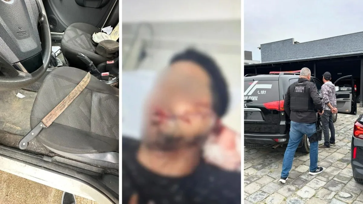 Briga após cachorro ser atropelado termina com briga de facão, golpe no rosto e dedo decepado em SC