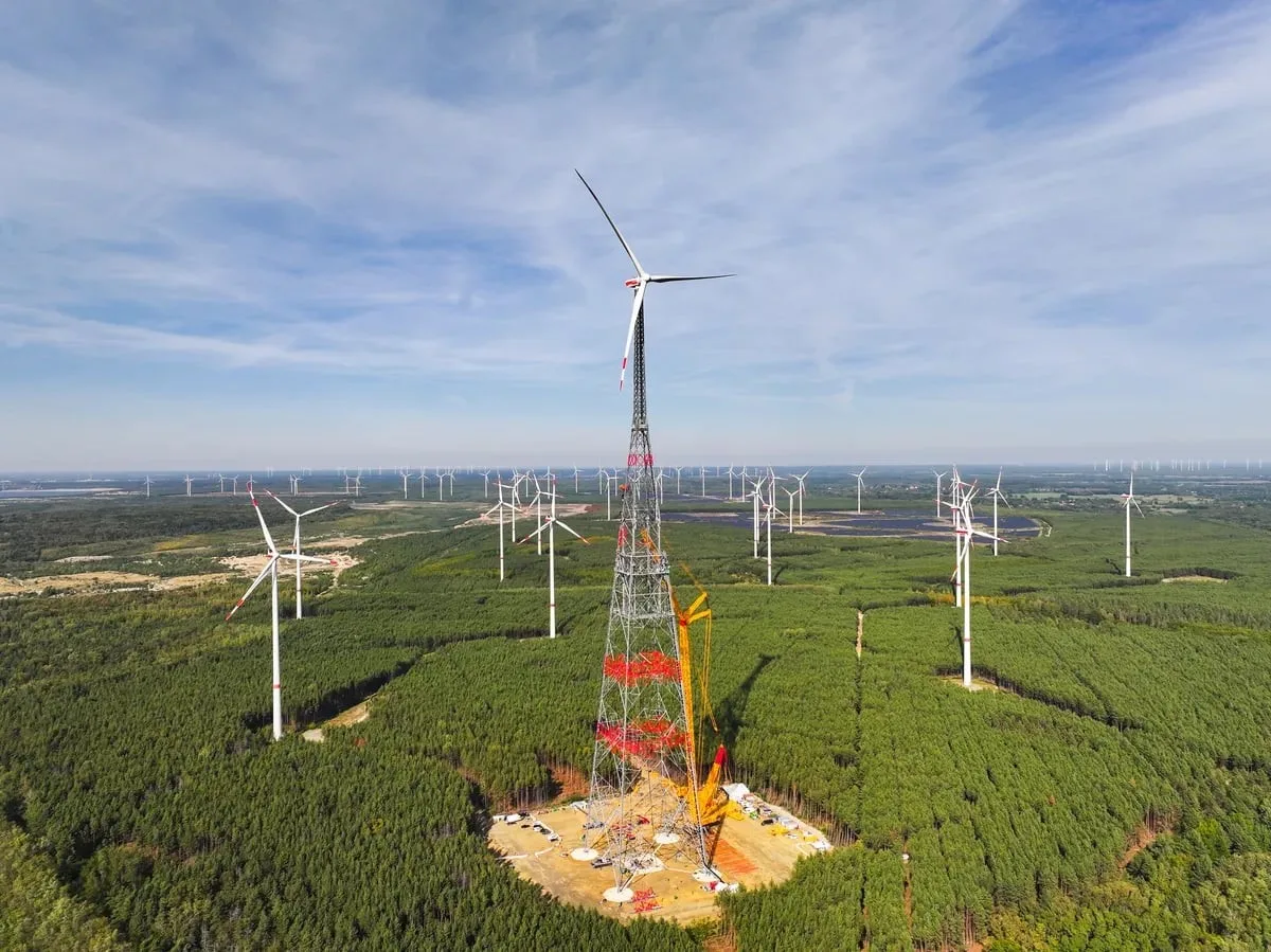 Torre eólica mais alta do mundo surpreende pelo tamanho e gera expectativas