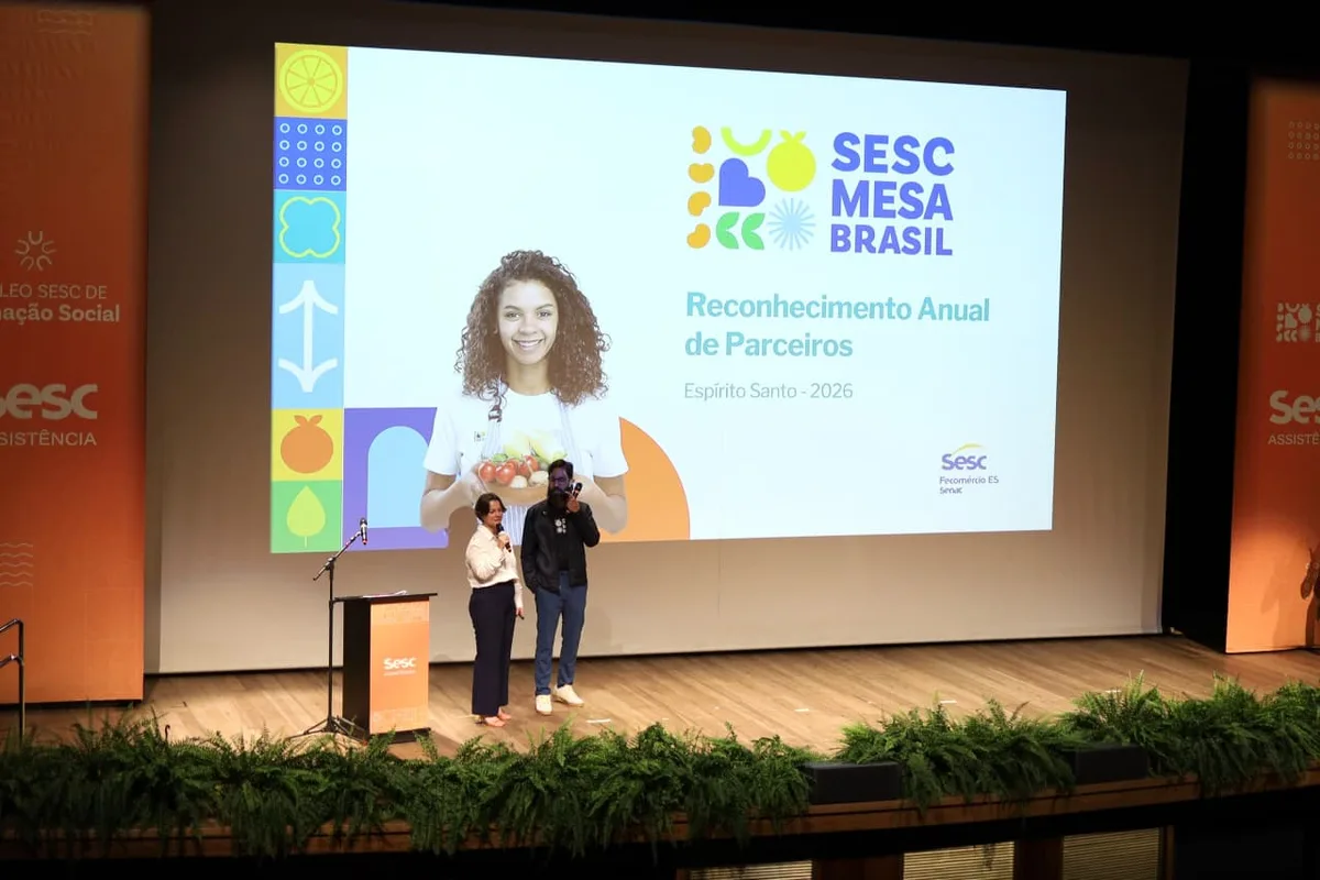 Sesc Mesa Brasil homenageia parceiros de rede que distribuiu 1,9 mil toneladas de alimentos no ES