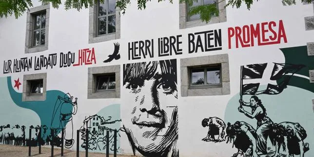 Une enquête pour « apologie du terrorisme » ouverte après l’inauguration d’une fresque en hommage à un séparatiste basque dans les Pyrénées-Atlantiques