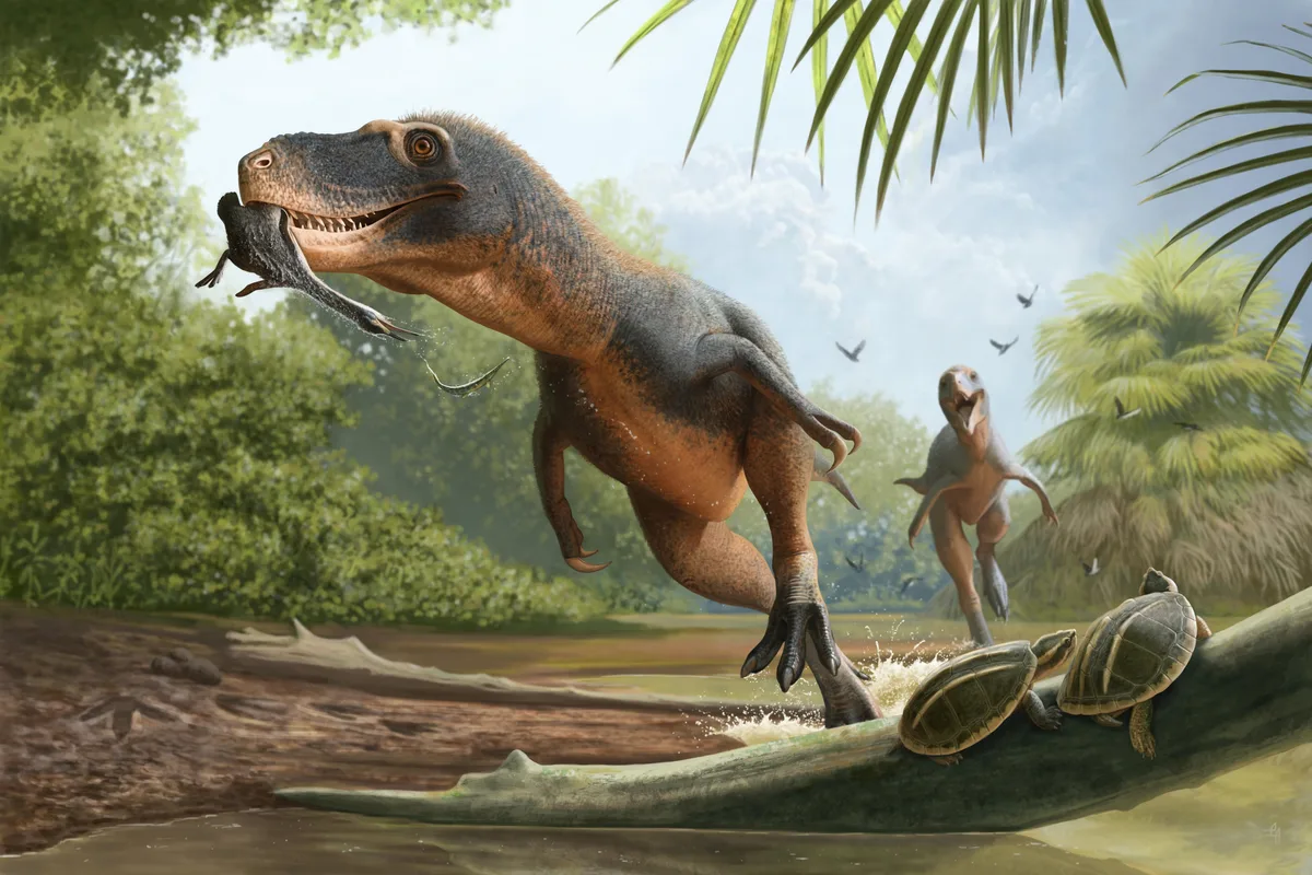 Una pluma atrapada en un excremento de dinosaurio da nuevas pistas sobre la extinción de las aves primitivas